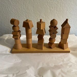Wooden Story Kids Stacking Toy